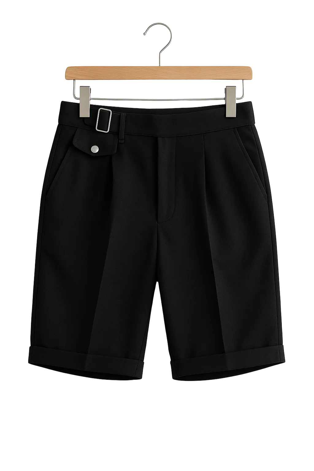 Men's Buckle Waist Shorts