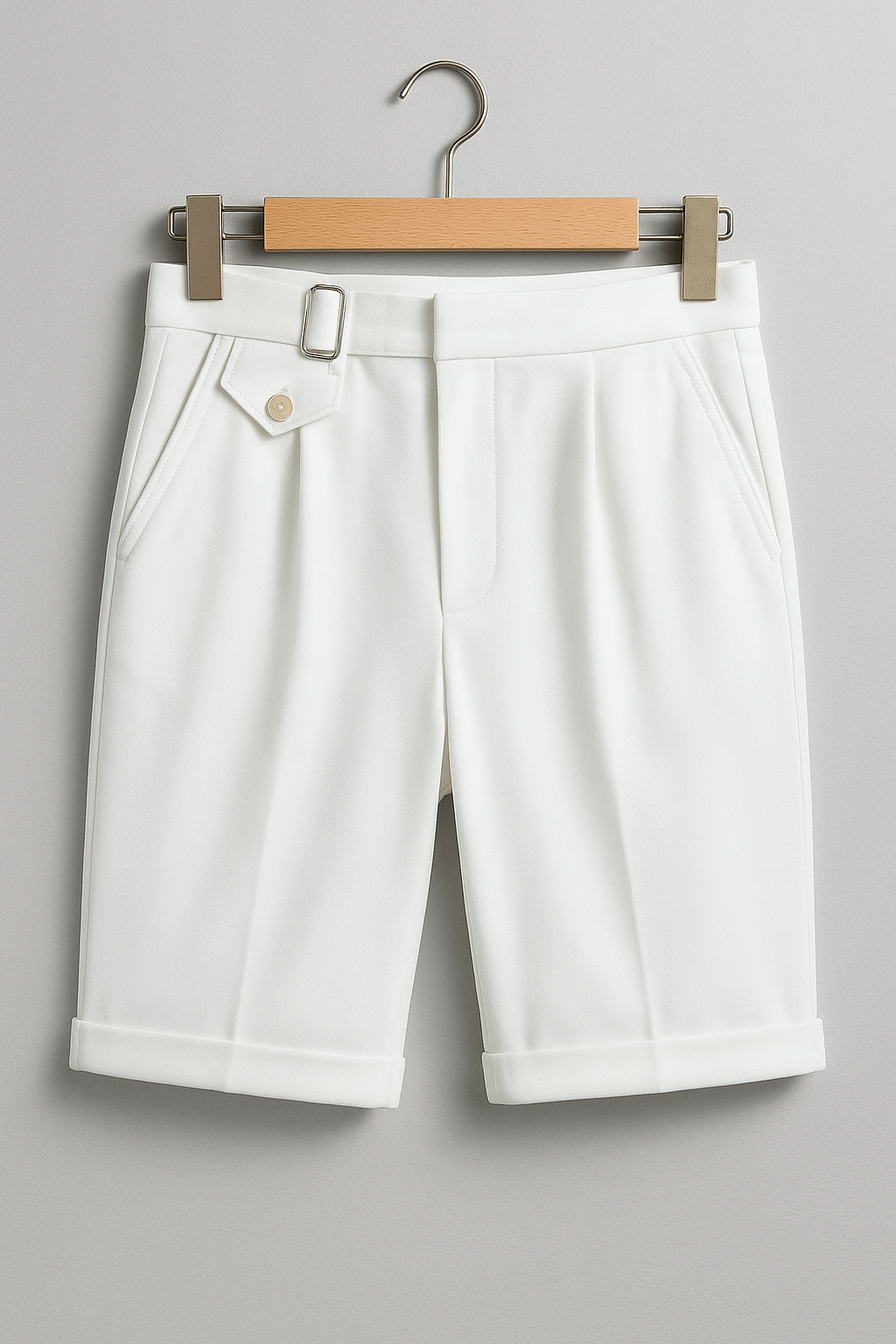 Men's Buckle Waist Shorts