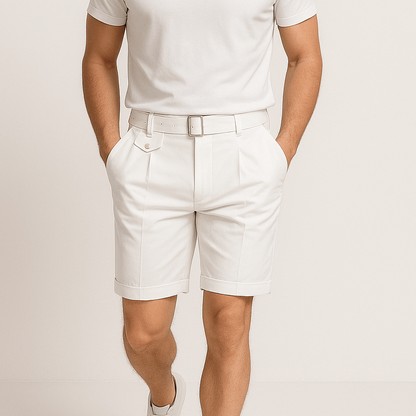 Men's Buckle Waist Shorts