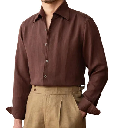 Men's Button Front Collar Shirt