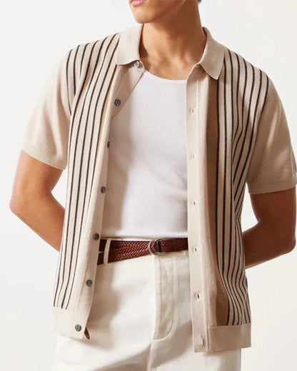 Men's Button Front Collar Shirt