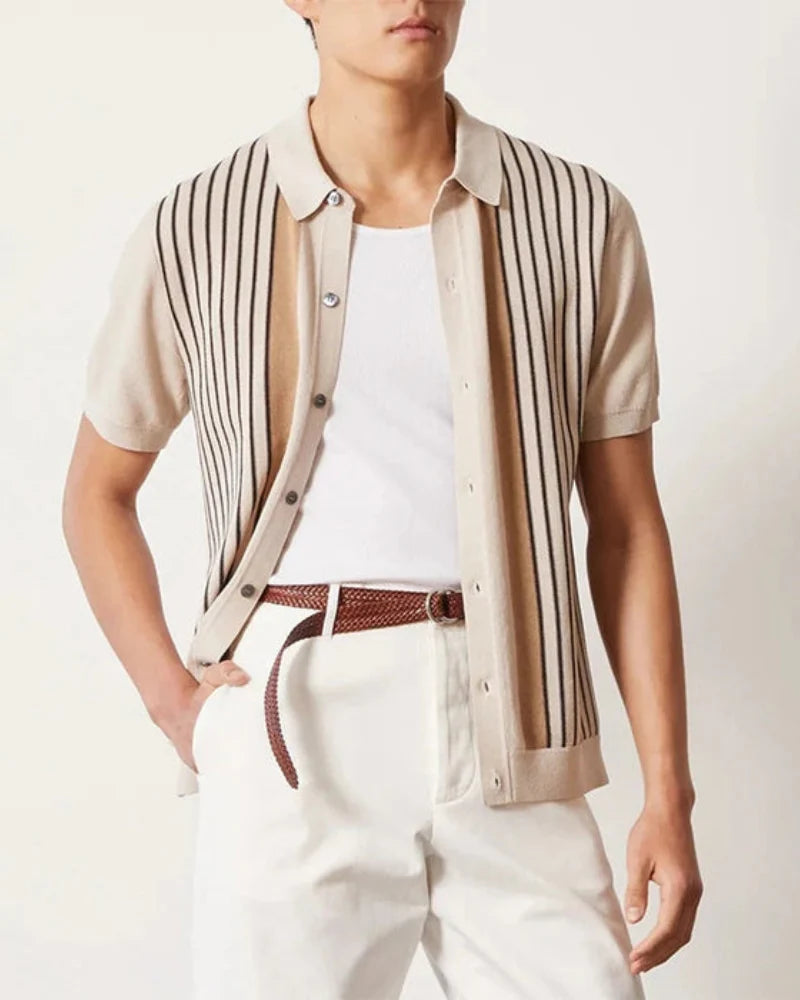 Men's Button Front Collar Shirt