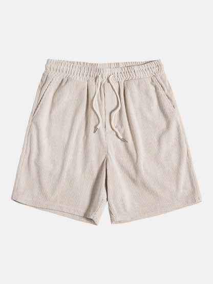Men's Button Front Shirt and Shorts Set