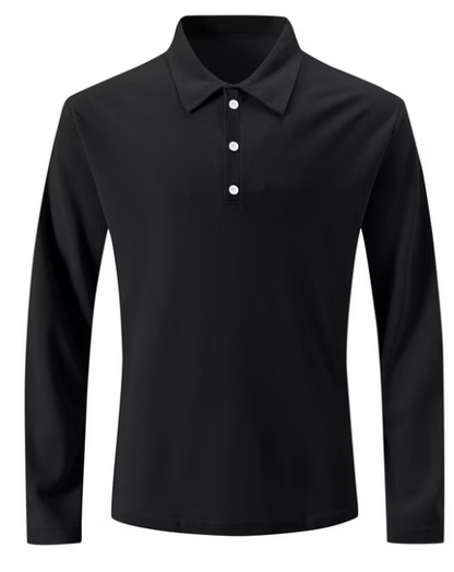 Men's Button-Placket Collar Shirt