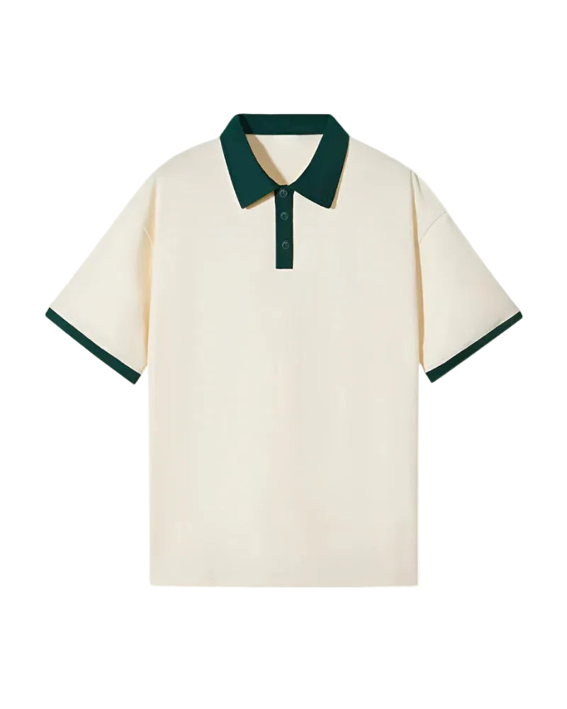 Men's Button Placket Polo Shirt