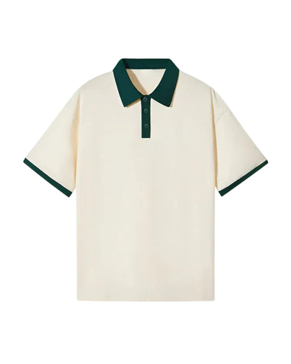 Men's Button Placket Polo Shirt