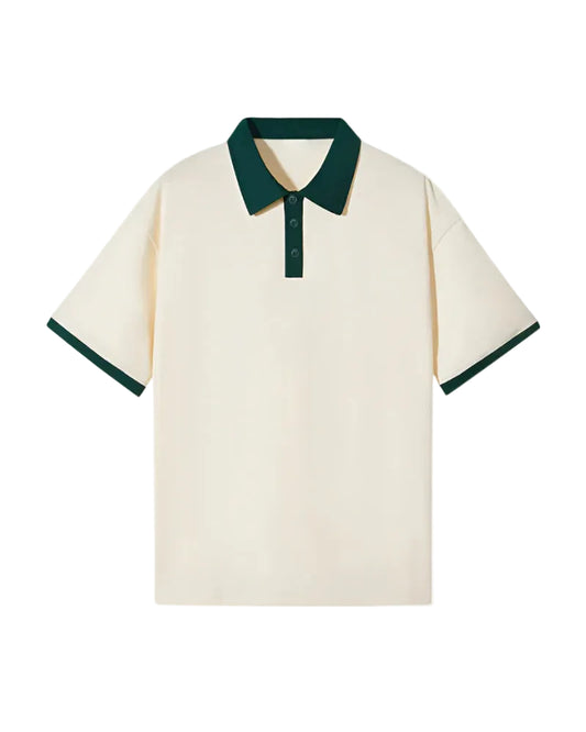 Men's Button Placket Polo Shirt