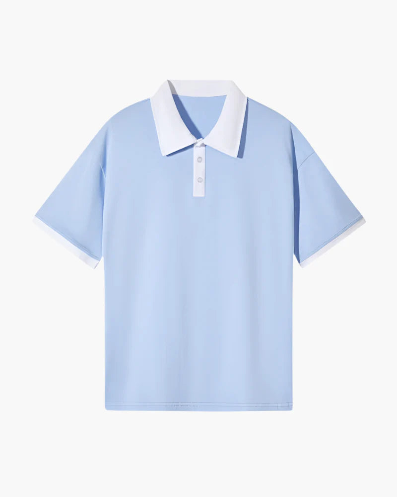 Men's Button Placket Polo Shirt
