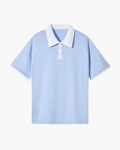 Men's Button Placket Polo Shirt