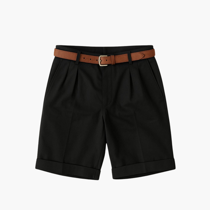 Men's Buttoned Polo and Shorts Set