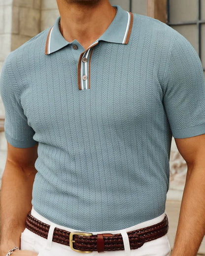 Men's Button Polo Shirt