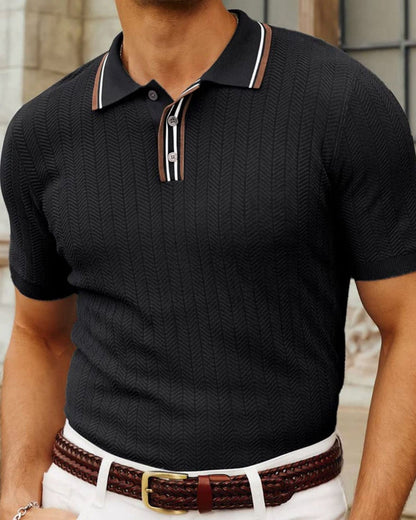 Men's Button Polo Shirt