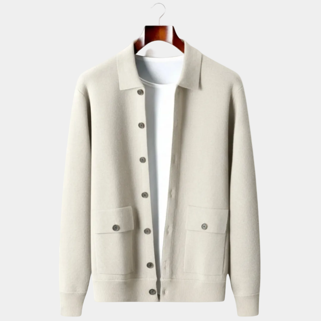 Men's Button-Up Cardigan