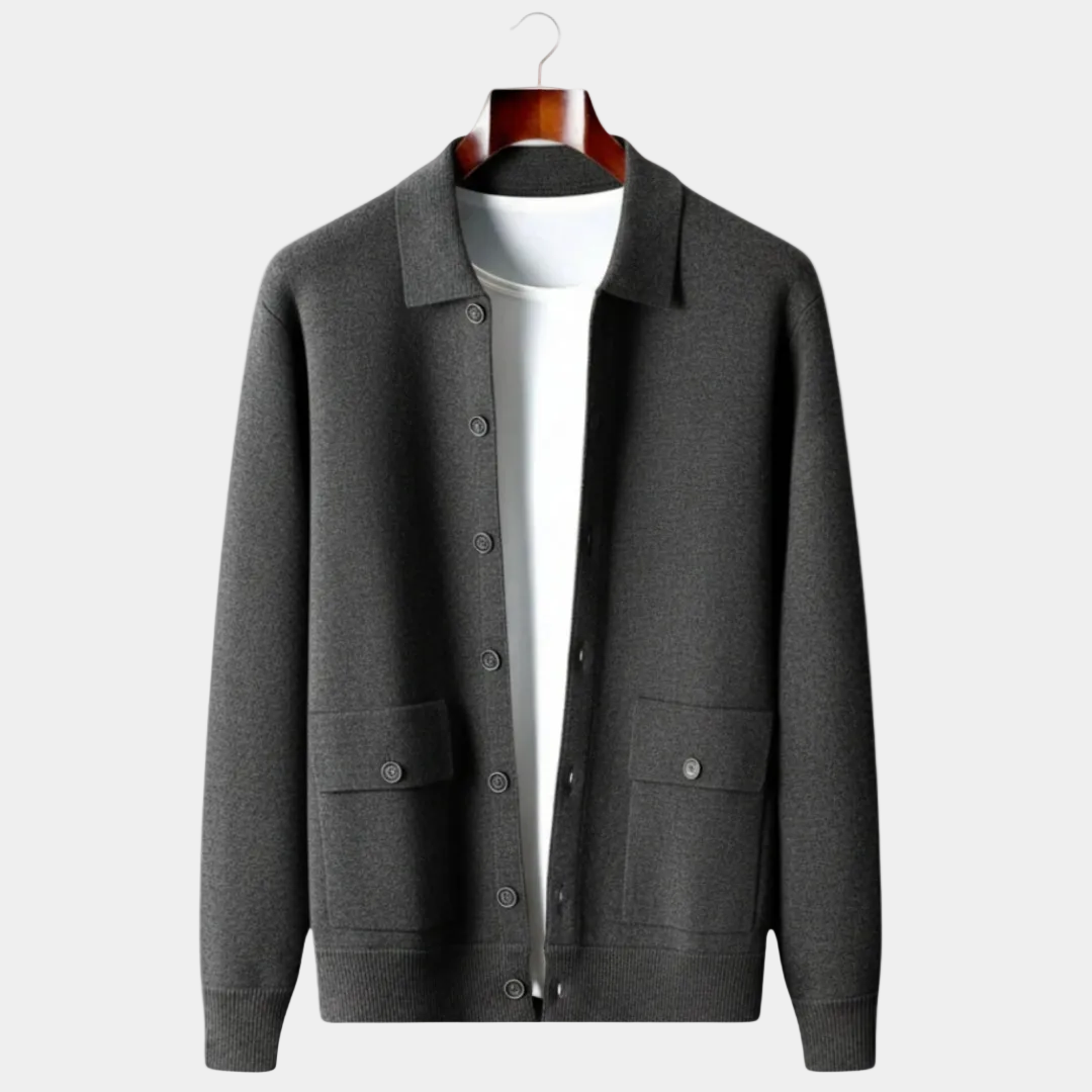 Men's Button-Up Cardigan