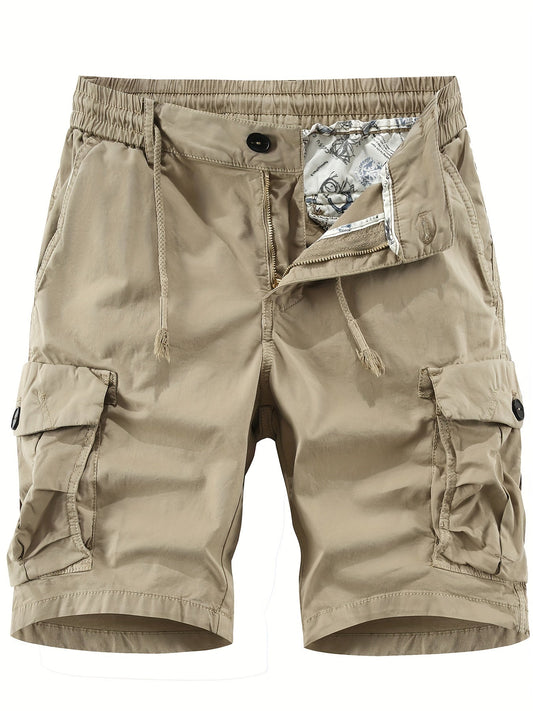 Men's Button-Up Cargo Shorts