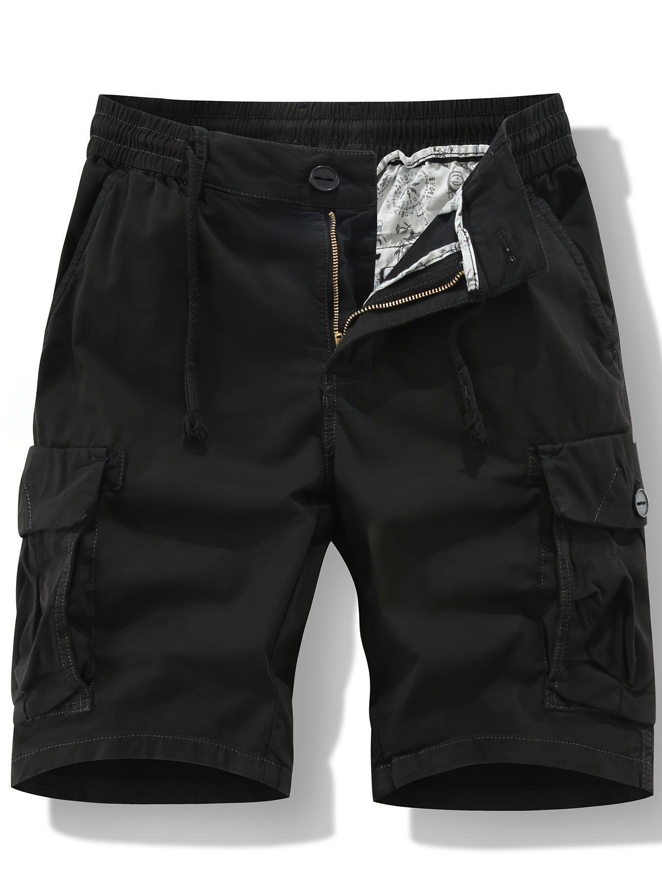 Men's Button-Up Cargo Shorts