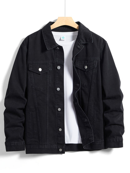 Men's Button-Up Casual Jacket