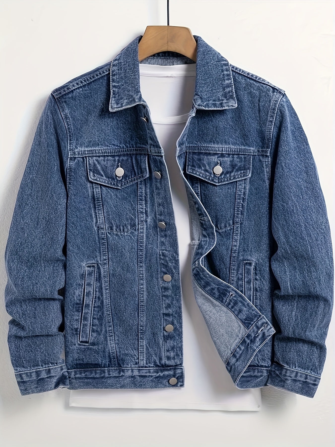 Men's Button-Up Casual Jacket