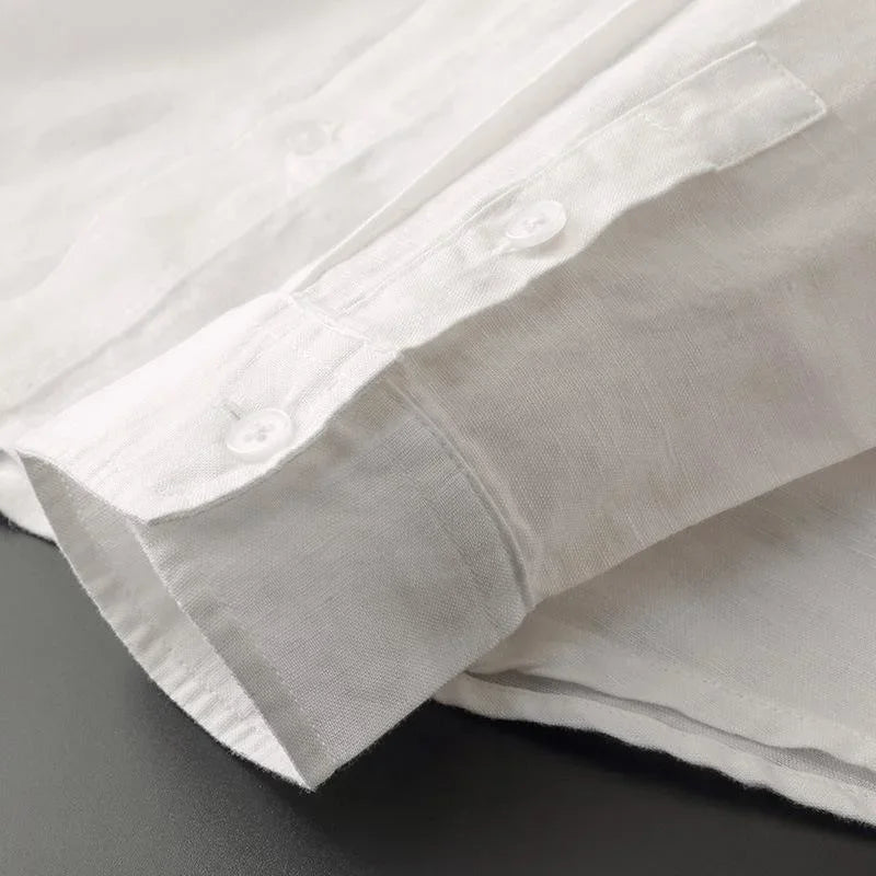 Men's Button-Up Hooded Shirt