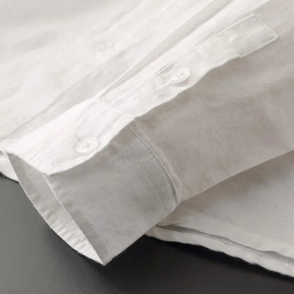 Men's Button-Up Hooded Shirt