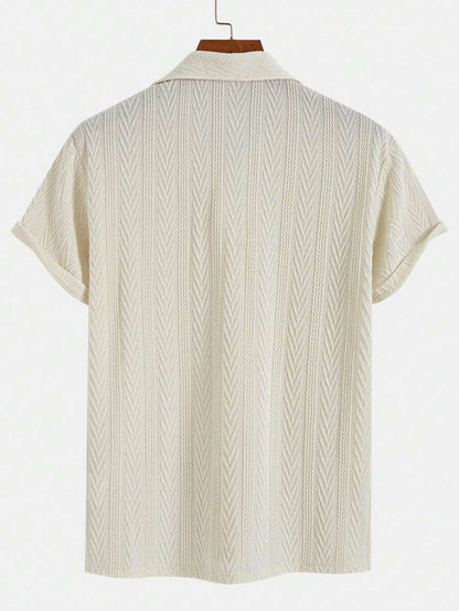 Men's Button-Up Polo Shirt