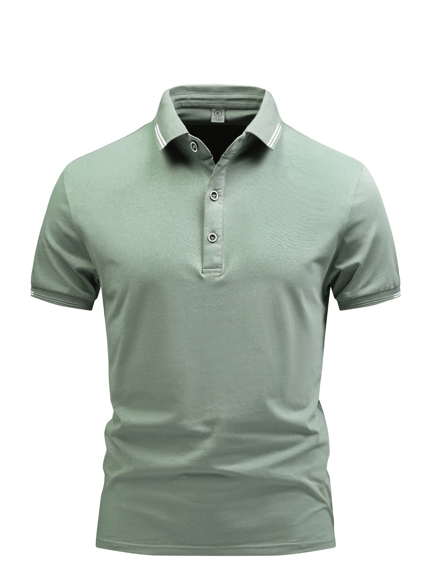 Men's Buttoned Collar Polo