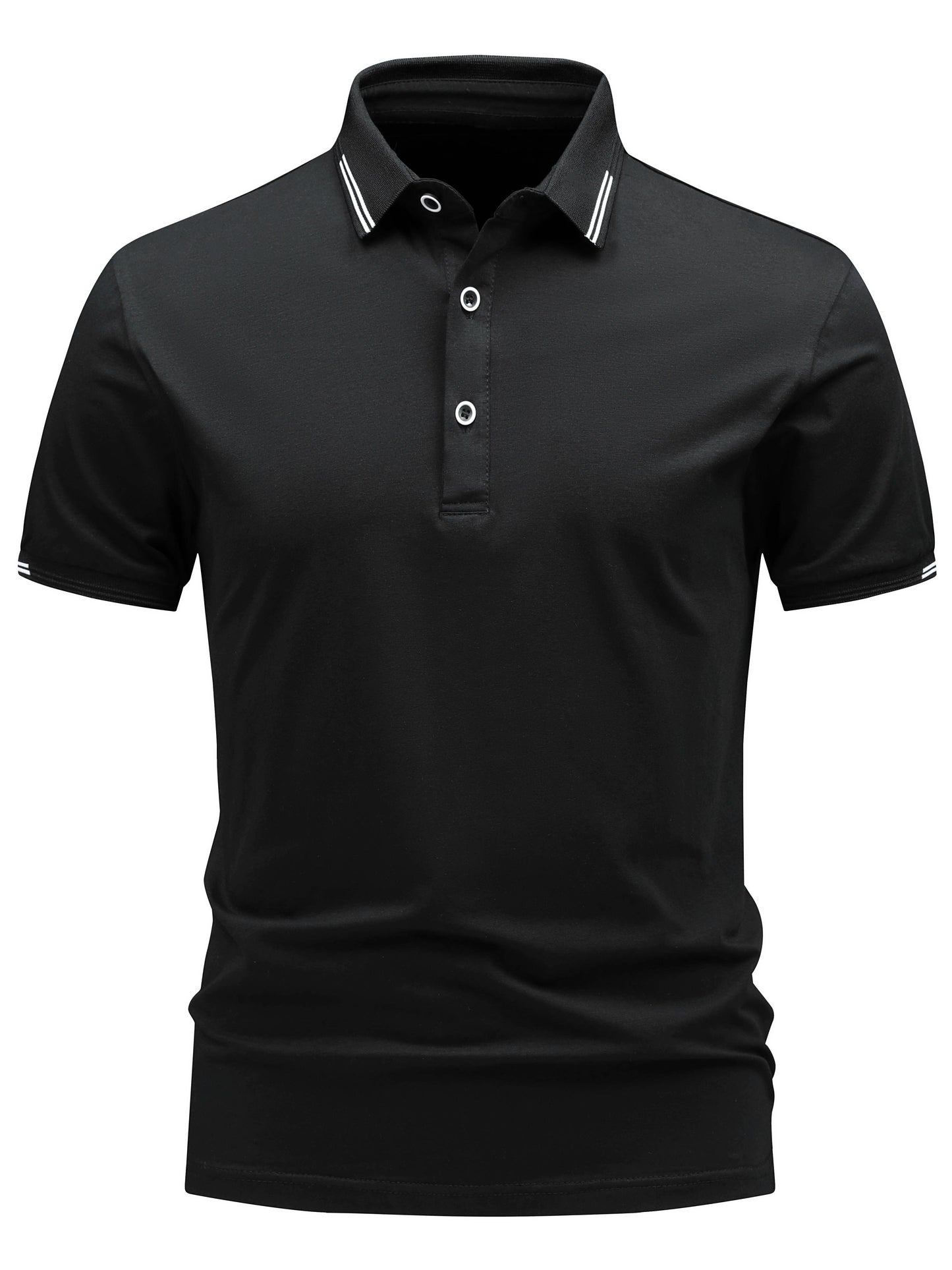 Men's Buttoned Collar Polo
