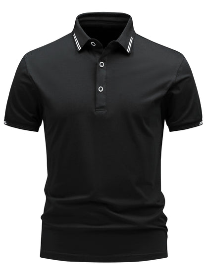 Men's Buttoned Collar Polo