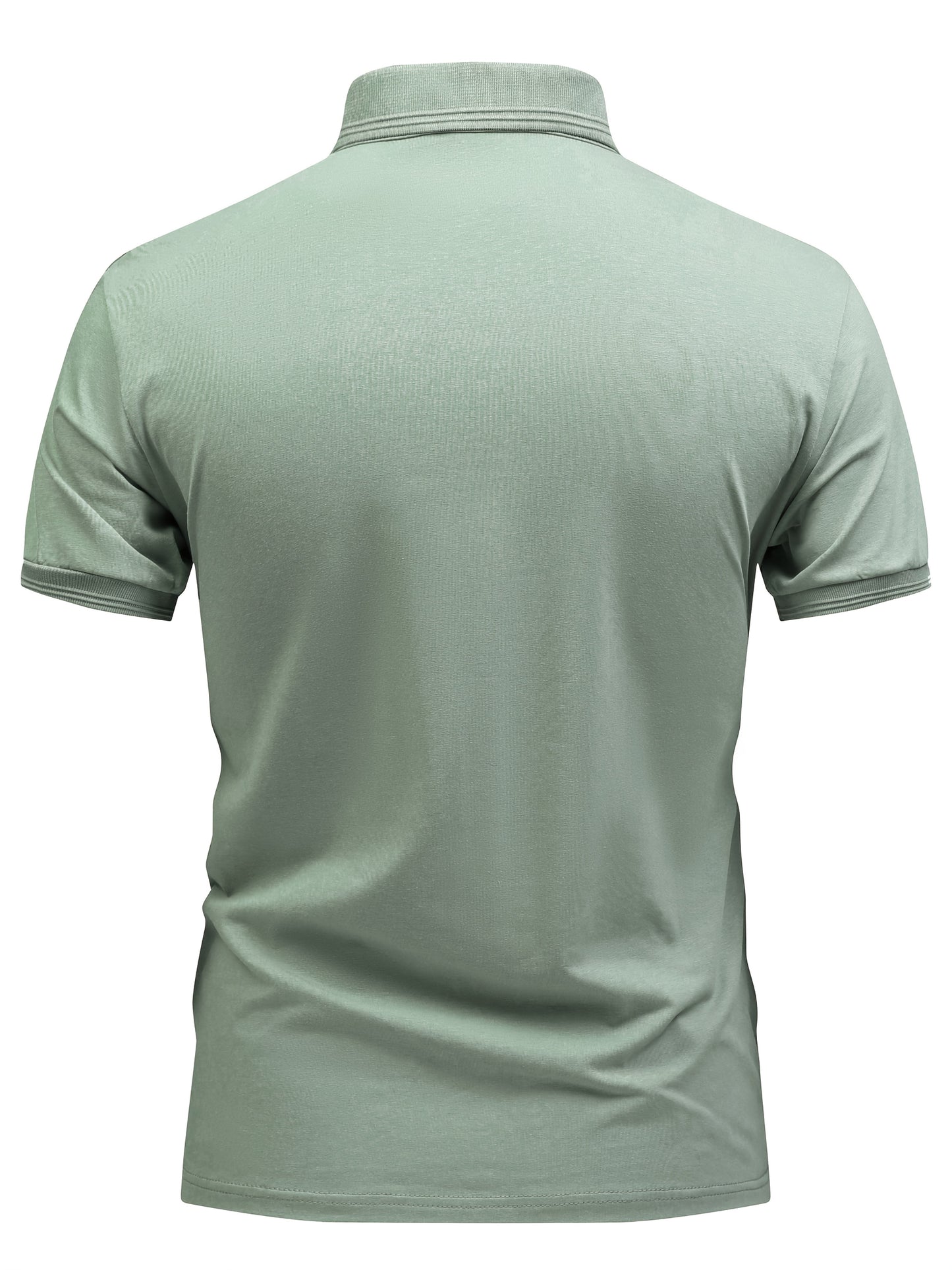 Men's Buttoned Collar Polo