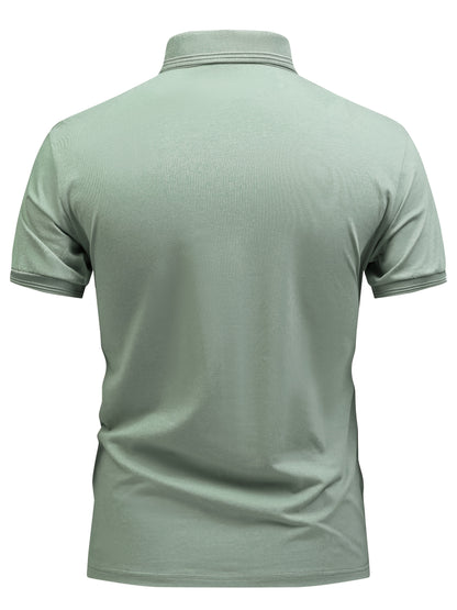 Men's Buttoned Collar Polo