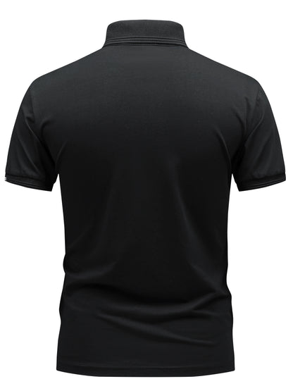 Men's Buttoned Collar Polo