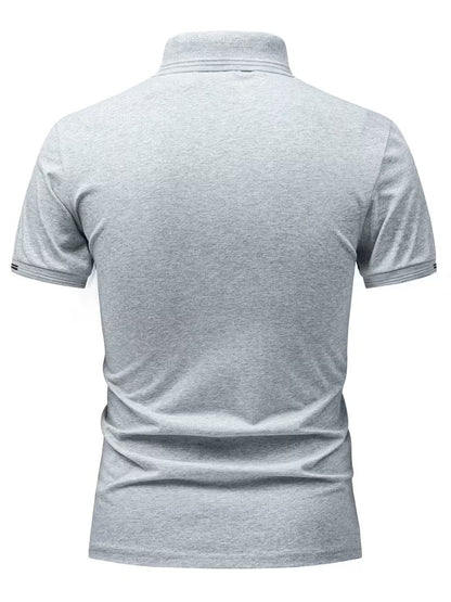 Men's Buttoned Collar Polo