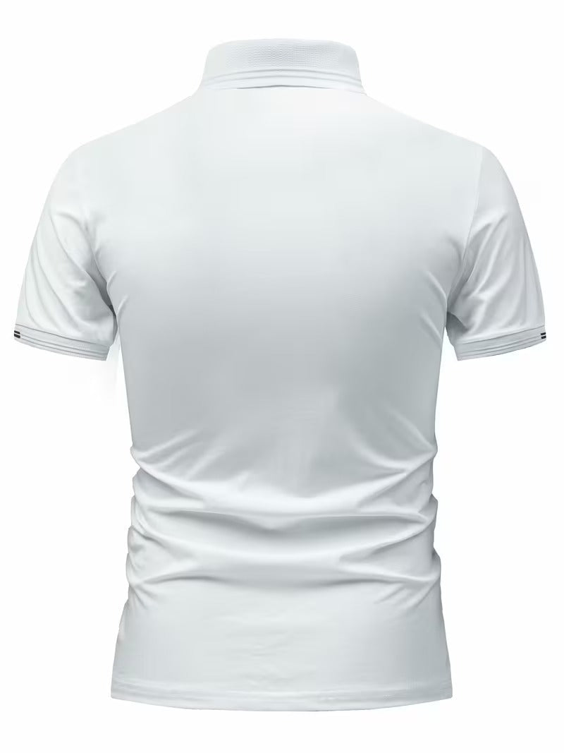 Men's Buttoned Collar Polo