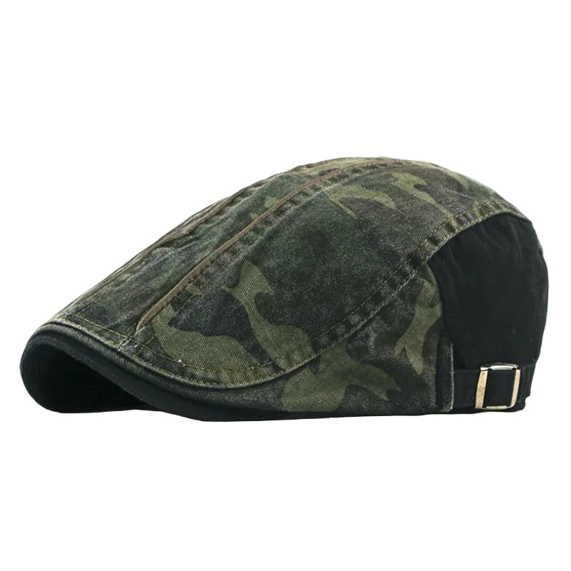 Men's Camouflage Flat Cap