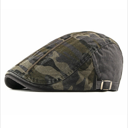 Men's Camouflage Flat Cap