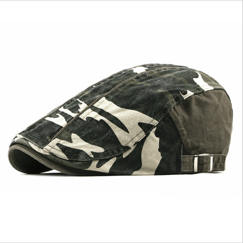 Men's Camouflage Flat Cap