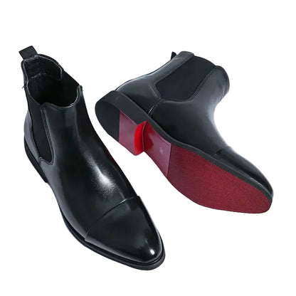 Men's Cap Toe Chelsea Boots