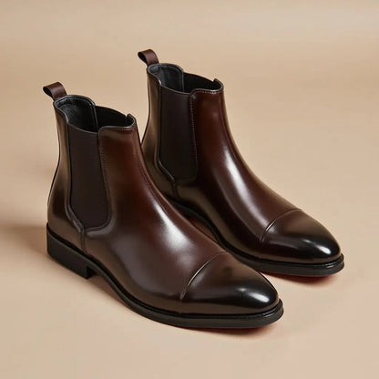 Men's Cap Toe Chelsea Boots