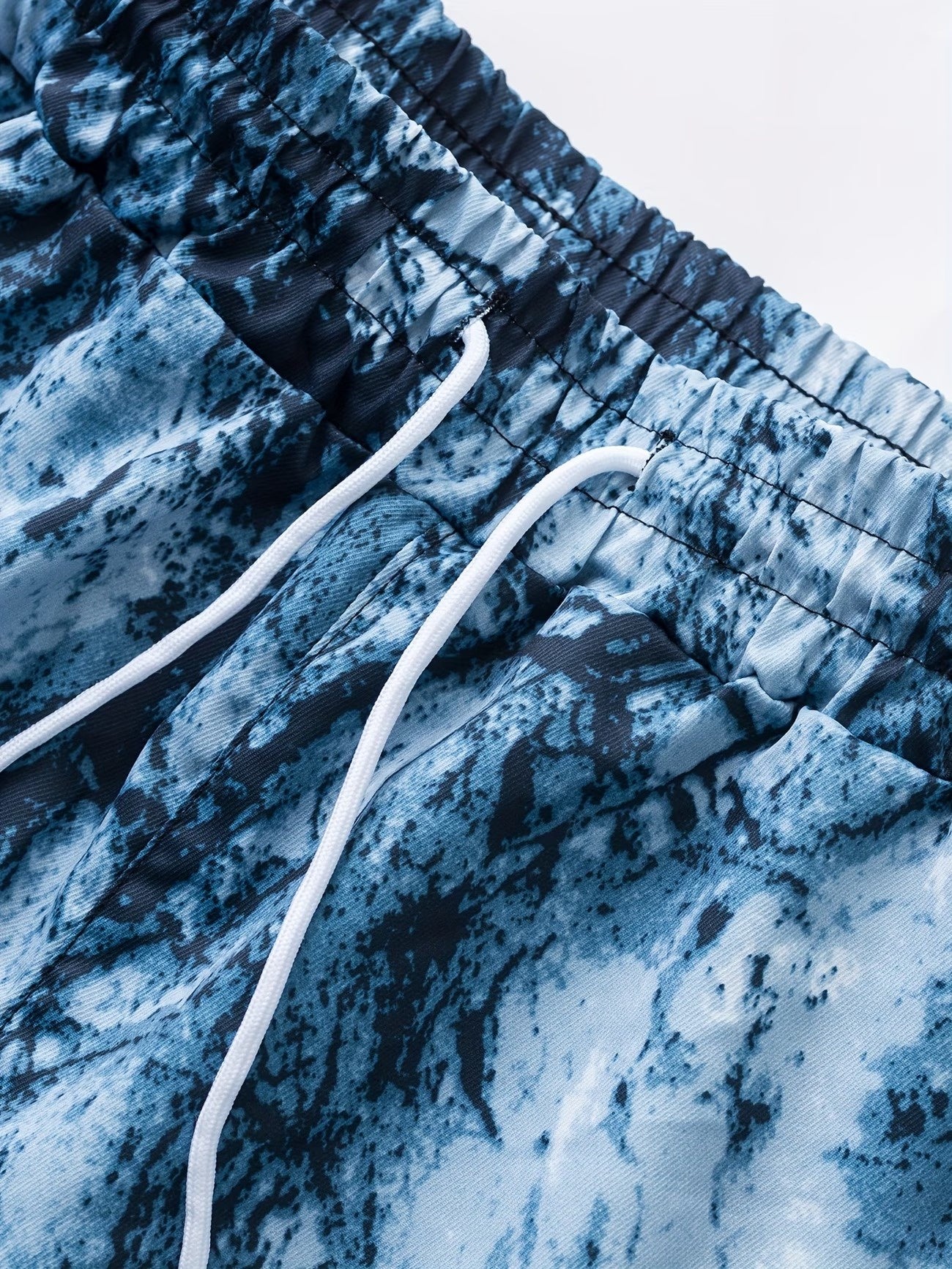 Men's Cargo Shorts with Tie-Dye