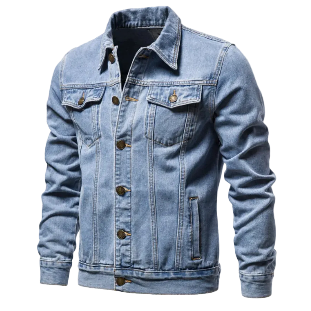 Men's Chest Pocket Button Jacket