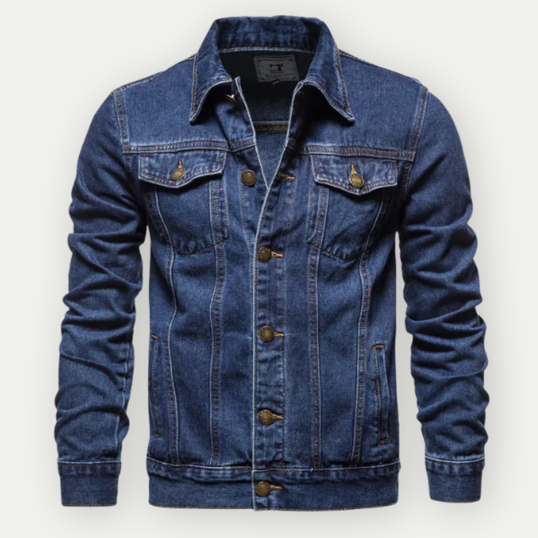 Men's Chest Pocket Button Jacket