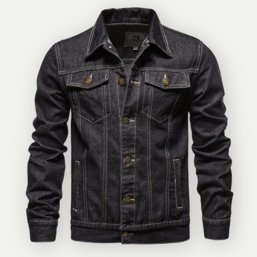 Men's Chest Pocket Button Jacket
