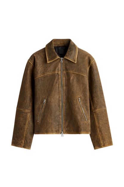Men's Chest Seam Zip Jacket