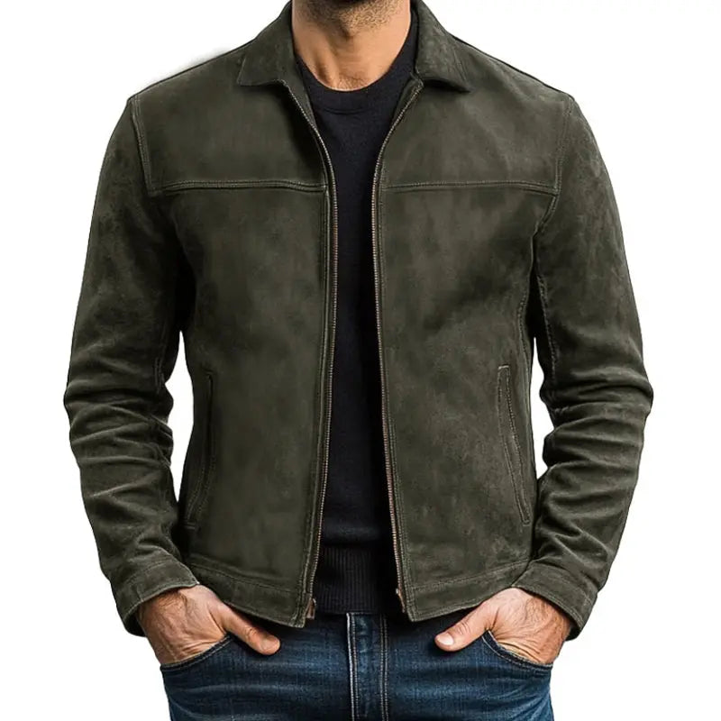 Men's Chest Seam Zip Jacket