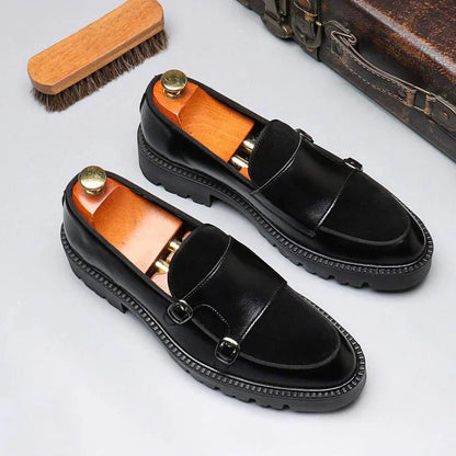 Men's Chunky Sole Buckle Loafers