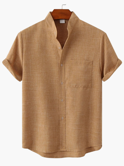 Men's Collared Shirt and Trousers Set