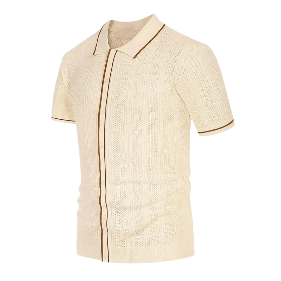 Men's Contrast Detail Polo Shirt