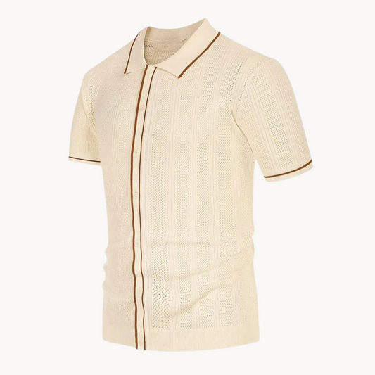 Men's Contrast Detail Polo Shirt