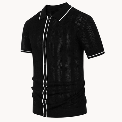 Men's Contrast Detail Polo Shirt