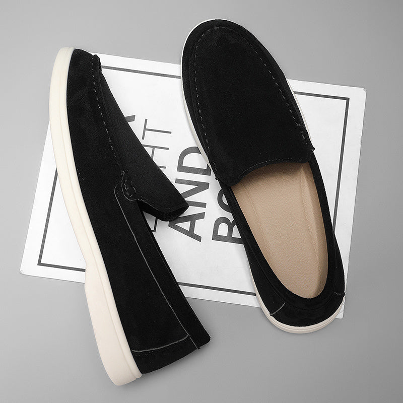 Men's Contrast Sole Loafers